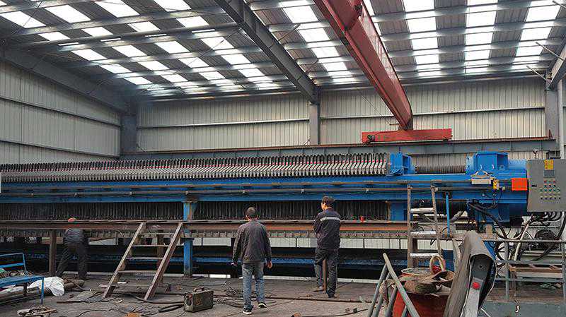 全自动隔膜压滤机的工作流程