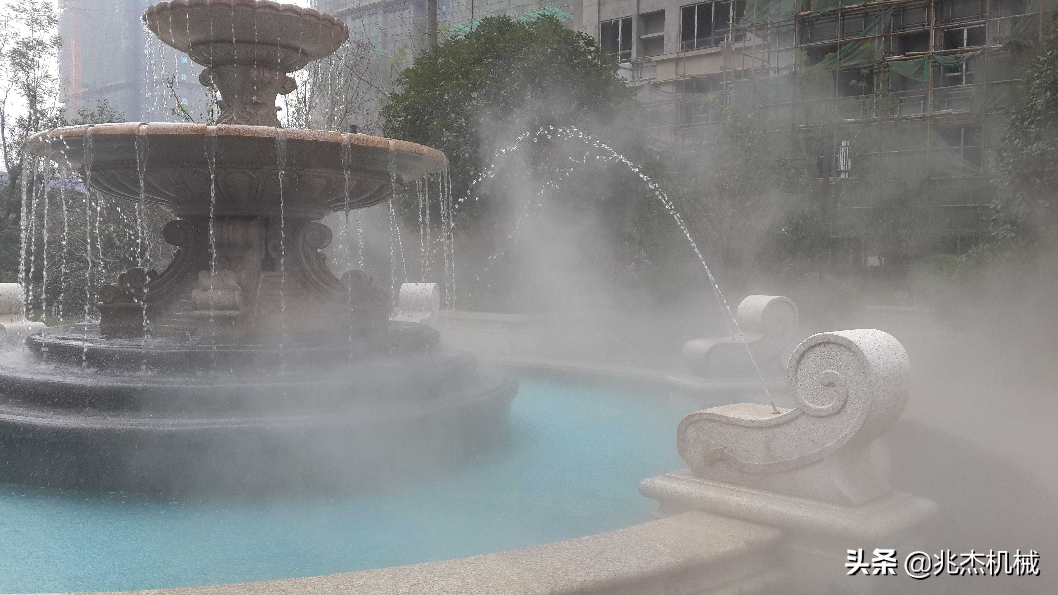 浅析：景观雾气系统人造雾设备的使用范围及原理