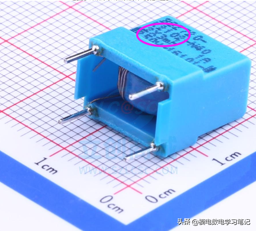 电感的标示方法和封装