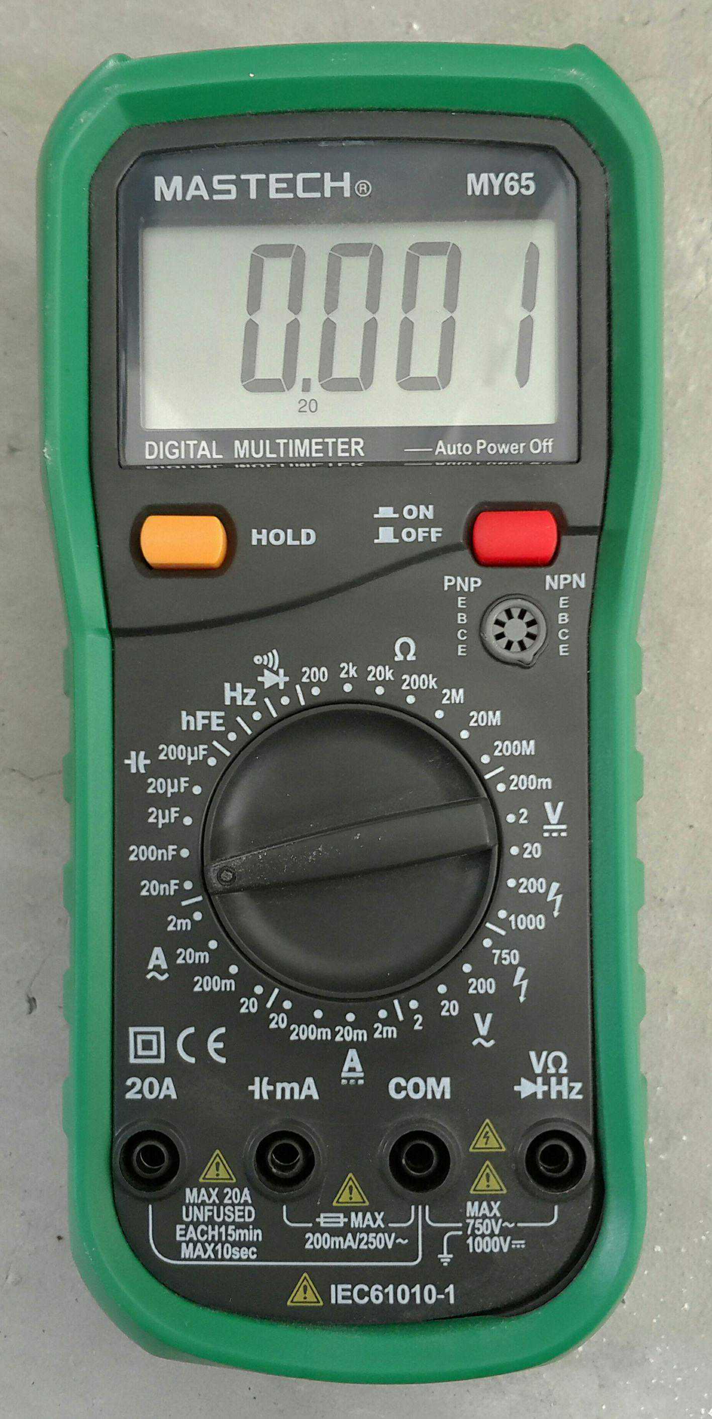 万用表内部长什么样？为你拆解一块4位半数字万用表！