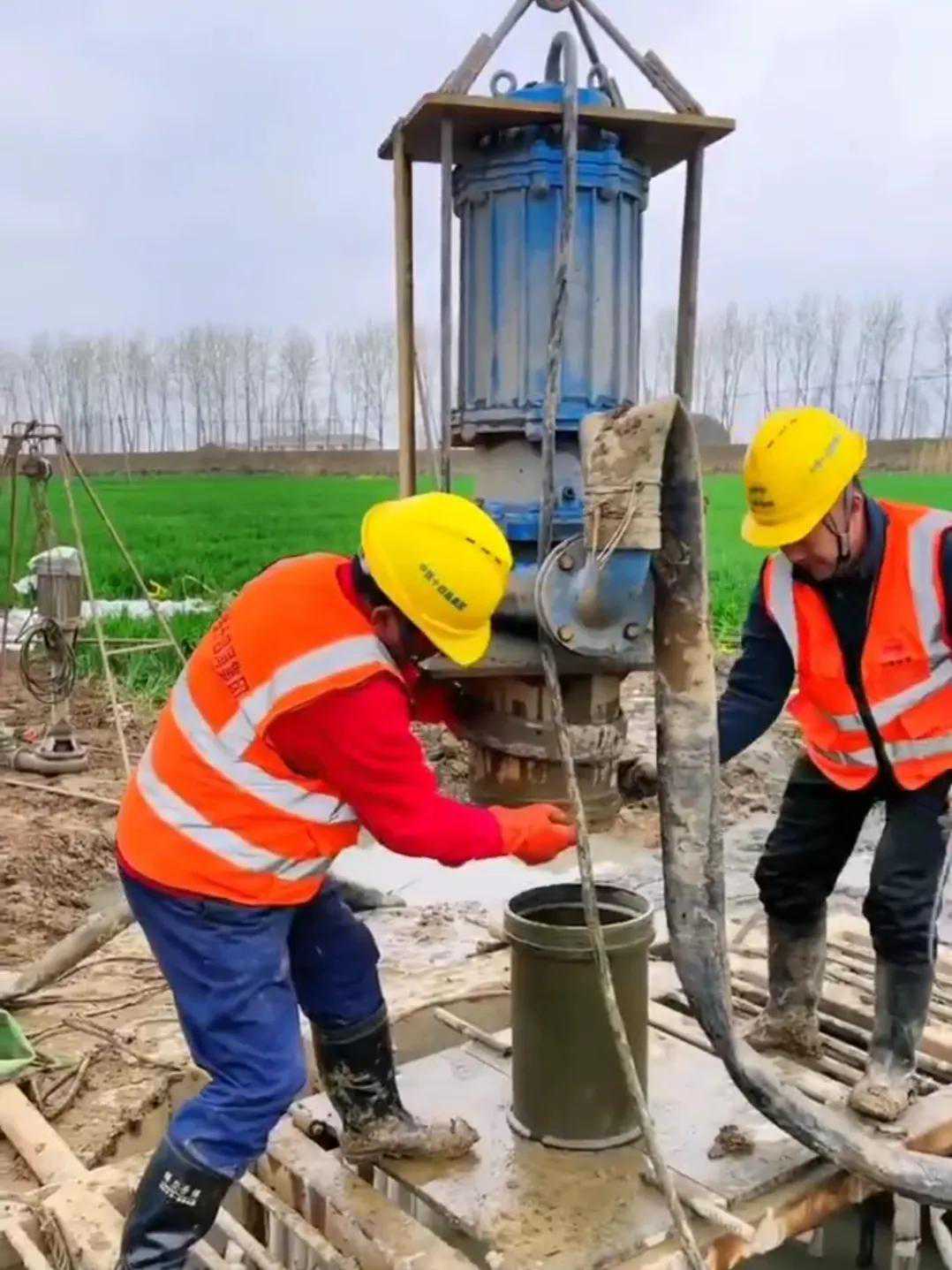 22kw打桩清孔泵是桩基工程必不可少的工具之一