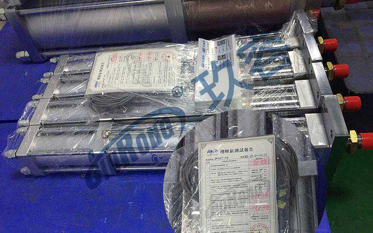 玖容磁性可调行程气液增压缸相关说明