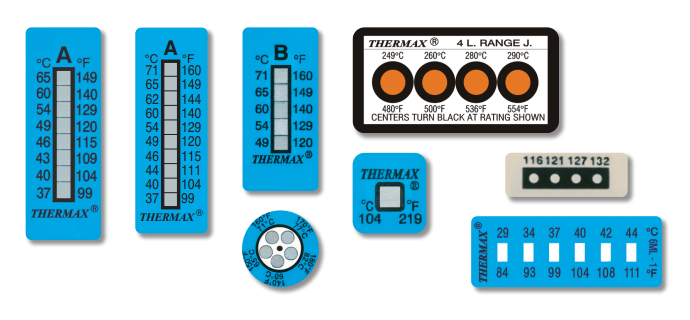 Thermax测温纸 TMC测温贴纸 变色示温贴
