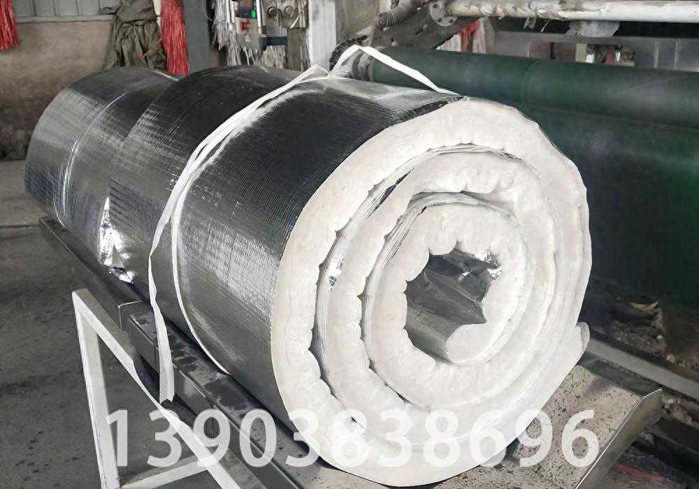 防排烟柔性包裹铝箔纤维毯特点