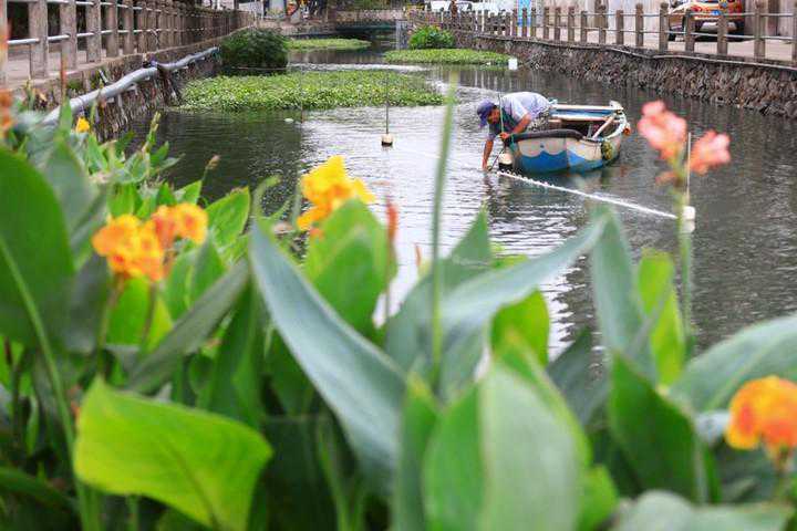 定海河道有了“肺”？原来是微纳米曝气机