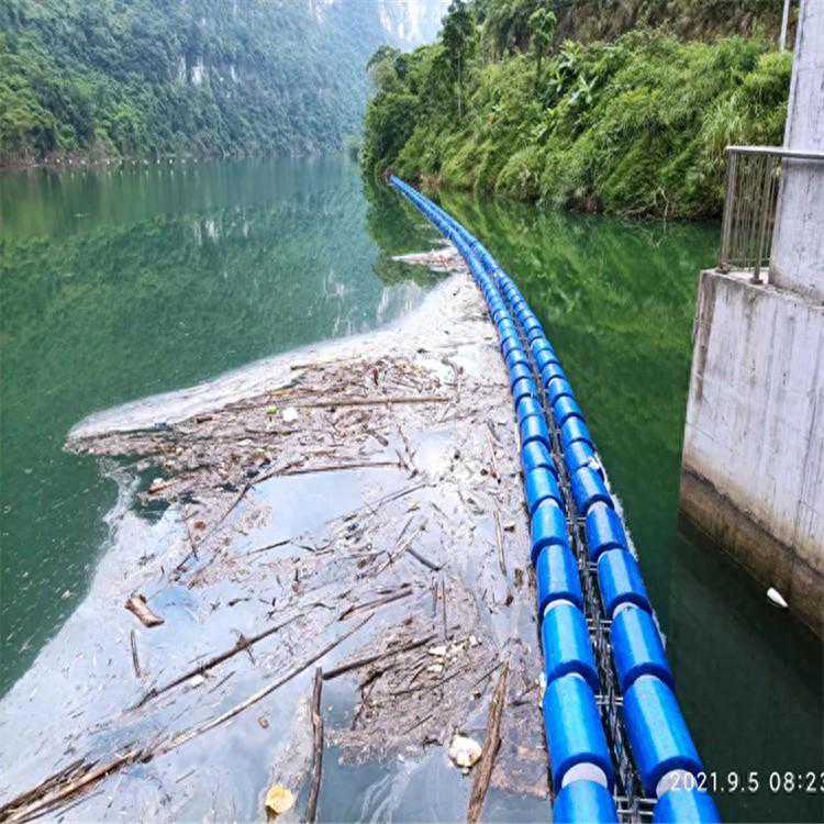浮筒式水上拦污排设施的作用
