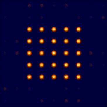 反射式5×5衍射光束分束器的分析