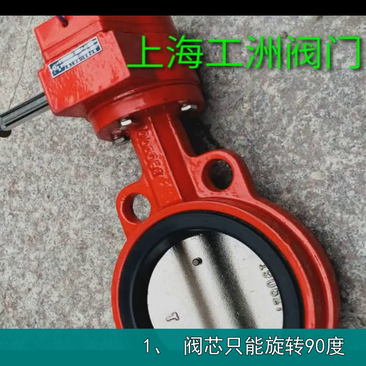 对夹式氟密封蝶阀